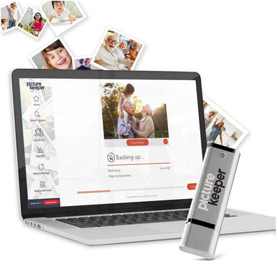Save up to 2,000 photos, videos, and contacts from your Mac/PC Computers with our 8GB product.